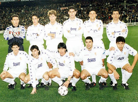 Once inicial del Real Madrid en El Clásico de 1995 - Odio Eterno Al Fútbol Moderno 