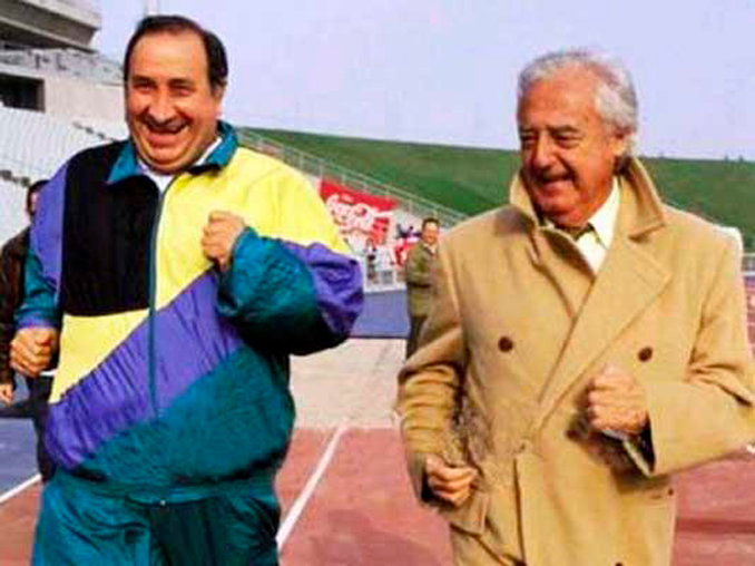 Jesús Gil y Ramón Mendoza, presidentes de armas tomar Buyo y Futre protagonizaron una de las trifulcas más recordadas del derbi madrileño - Odio Eterno Al Fútbol Moderno