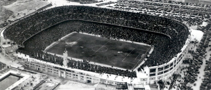 Inauguración del estadio Santiago Bernabéu el 14 de diciembre de 1947 - Odio Eterno Al Fútbol Moderno