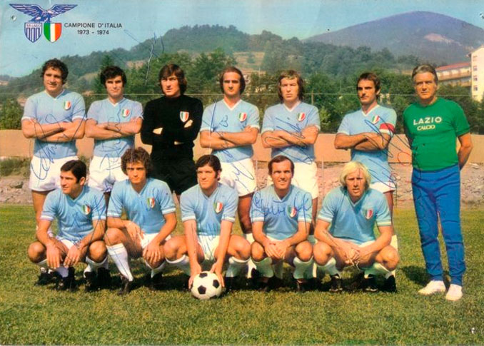 El equipo de la 73-74 fue conocido como la Lazio de las pistolas - Odio Eterno Al Fútbol Moderno