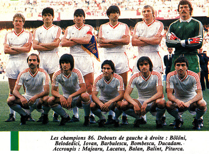 Steaua de Bucarest en la temporada 1985-1986 - Odio Eterno Al Fútbol Moderno