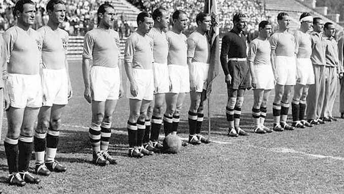 La "azzurra" en el Mundial 1934 - Odio Eterno Al Fútbol Moderno