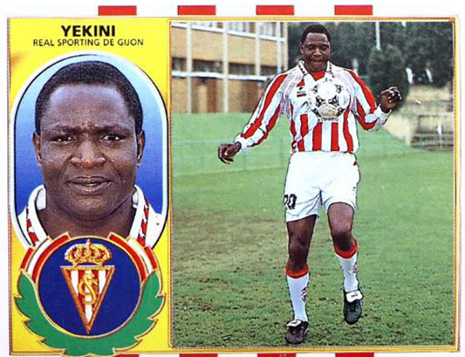 Cromo de Yekini - Odio Eterno Al Fútbol Moderno
