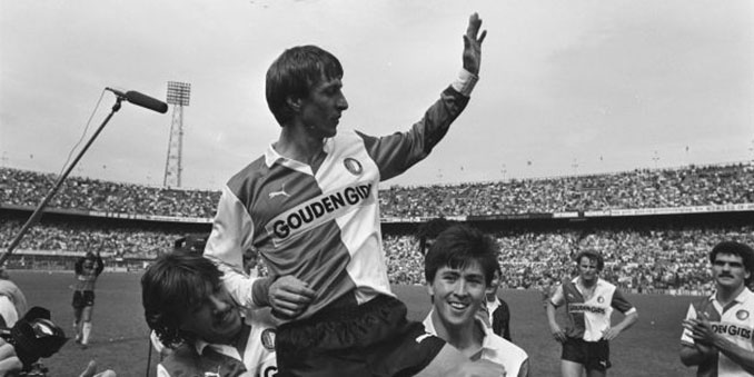 Cruyff logró el doblete con el Feyenoord en su última temporada como profesional - Odio Eterno Al Fútbol Moderno