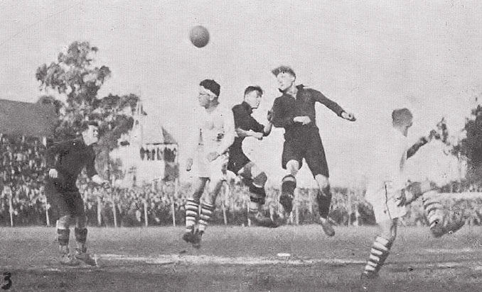 El Gran Parque Central acogió el primer partido de la Copa del Mundo, EE.UU. vs Bélgica en 1930 - Odio Eterno Al Fútbol Moderno