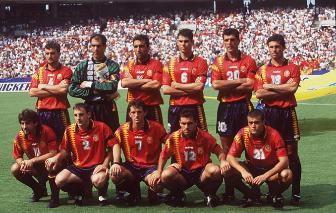 Once inicial de España ante Suiza en el Mundial '94 - Odio Eterno Al Fútbol Moderno