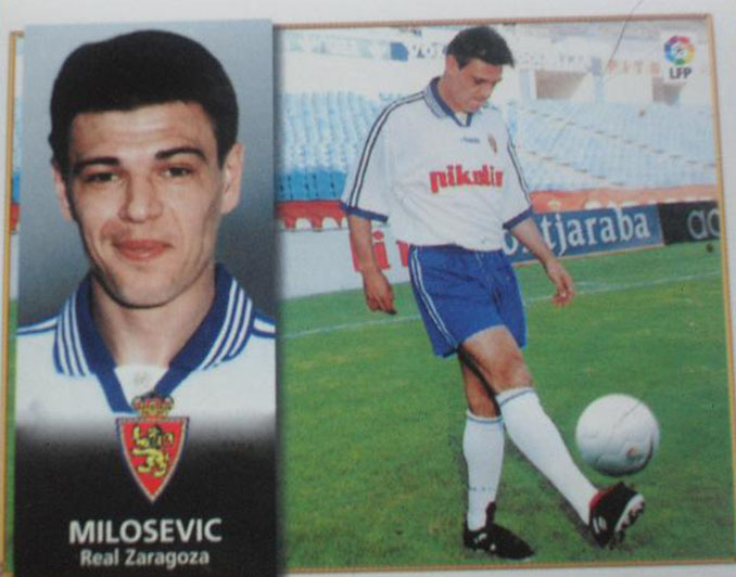 Cromo de Savo Milosevic - Odio Eterno Al Fútbol Moderno