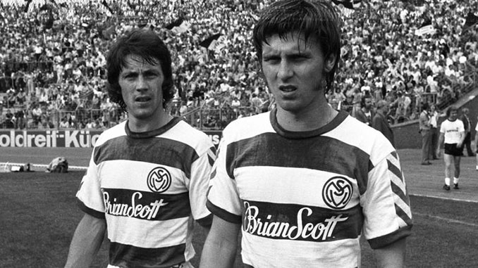 Jugadores del MSV Duisburgo en la década de los 70 - Odio Eterno Al Fútbol Moderno 