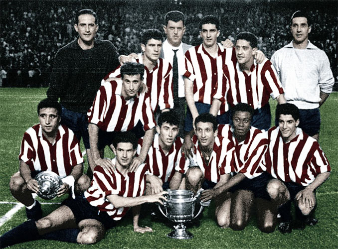 Atlético de Madrid campeón de la Copa del Rey en 1961 - Odio Eterno Al Fútbol Moderno 