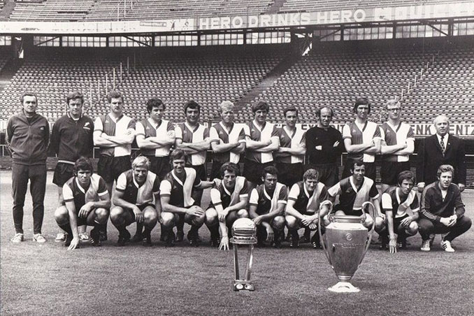 Feyenoord campeón de la Copa de Europa e Intercontinental en 1970 - Odio Eterno Al Fútbol Moderno 