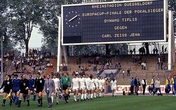 Final de la Recopa de 1981 entre Dinamo Tbilisi y Carl Zeiss Jena - Odio Eterno Al Fútbol Moderno 