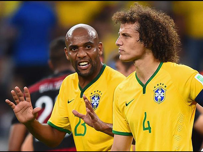 Seguro que la broma de Maicon no le hizo ninguna gracia a David Luiz - Odio Eterno Al Fútbol Moderno 