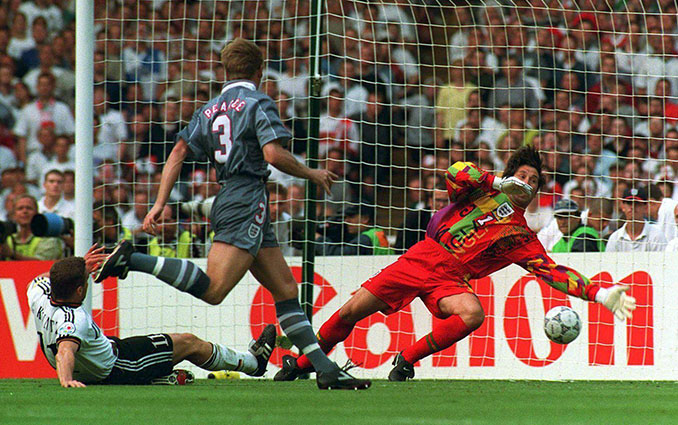 Stefan Kuntz hizo el 1-1 en el Inglaterra vs Alemania de la Eurocopa 1996 - Odio Eterno Al Fútbol Moderno