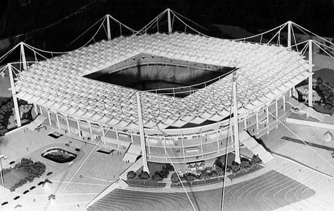 Maqueta del estadio que ideó Santiago Bernabéu - Odio Eterno Al Fútbol Moderno 