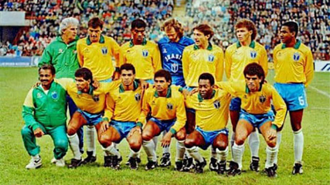 Alineación de Brasil en el homenaje a Pelé - Odio Eterno Al Fútbol Moderno 