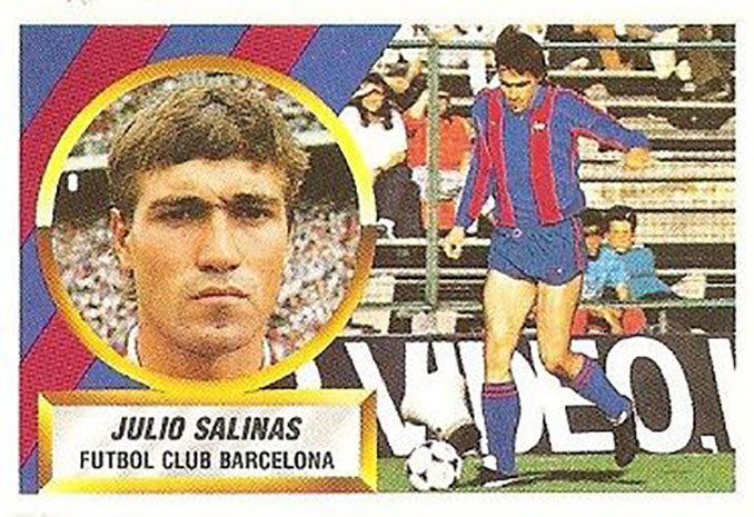 Cromo de Julio Salinas - Odio Eterno Al Fútbol Moderno