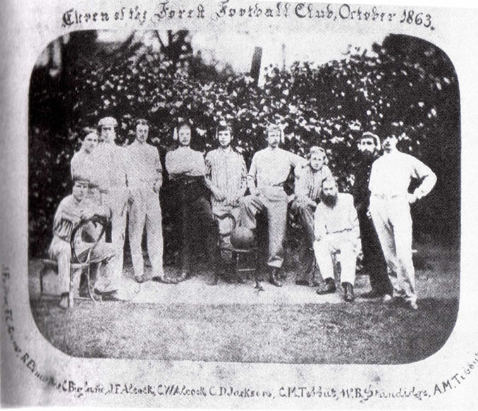 Wanderers FC en 1863, club fundado por Charles Alcock - Odio Eterno Al Fútbol Moderno 