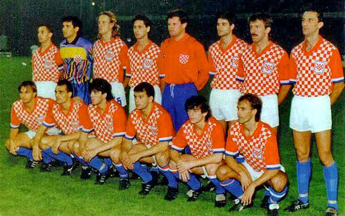Camiseta de Croacia en su primer partido internacional - Odio Eterno Al Fútbol Moderno 
