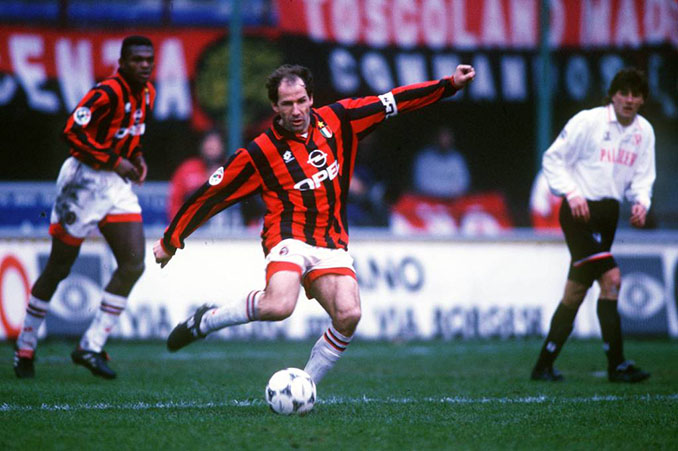 El último gol de Baresi como profesional fue ante el Padova el 27 de agosto de 1995 - Odio Eterno Al Fútbol Moderno 