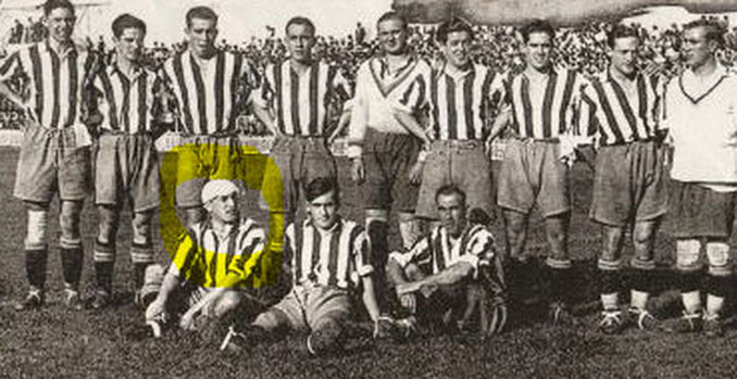 Gómez de Lecube con la camiseta del Atlético de Madrid en 1929 - Odio Eterno Al Fútbol Moderno 