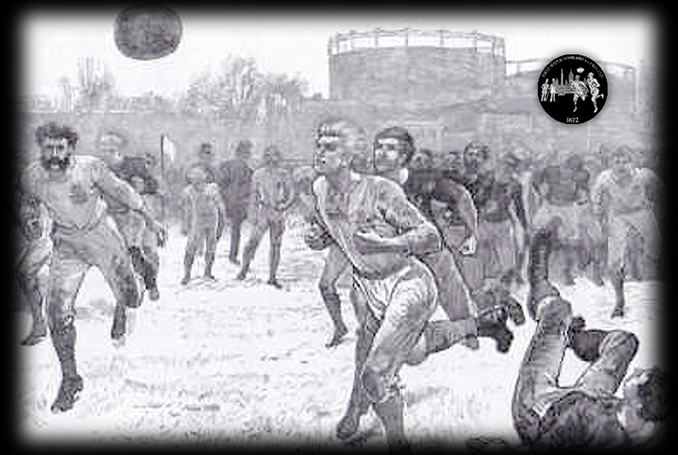 Grabado del primer derbi de la historia - Odio Eterno Al Fútbol Moderno 
