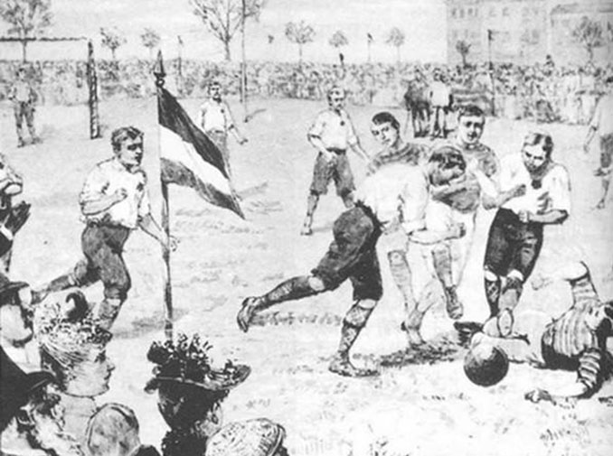 El primer partido de fútbol - Odio Eterno Al Fútbol Moderno 