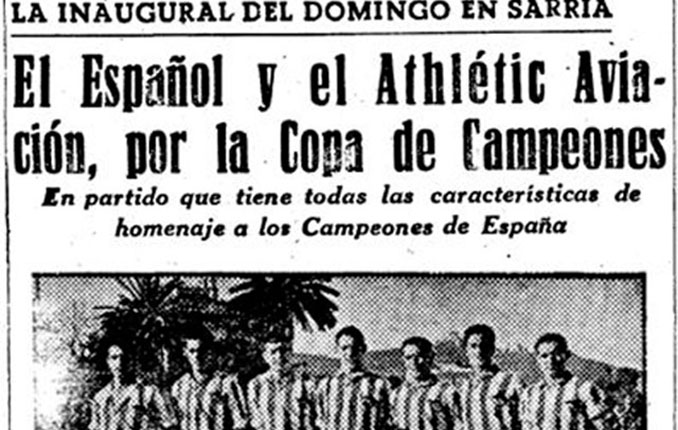 La Copa de los Campeones se disputó en 1940 - Odio Eterno Al Fútbol Moderno 