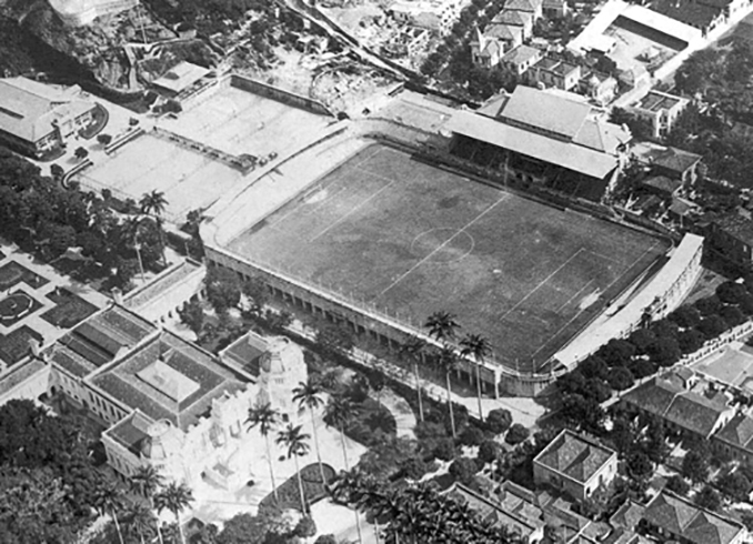 Estadio das Laranjeiras en 1919 - Odio Eterno Al Fútbol Moderno 