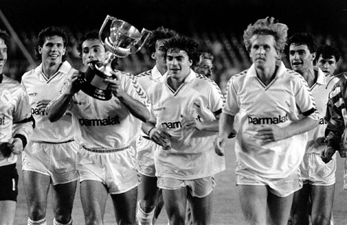 El Real Madrid ganó su primera Supercopa de España en 1988 - Odio Eterno Al Fútbol Moderno 