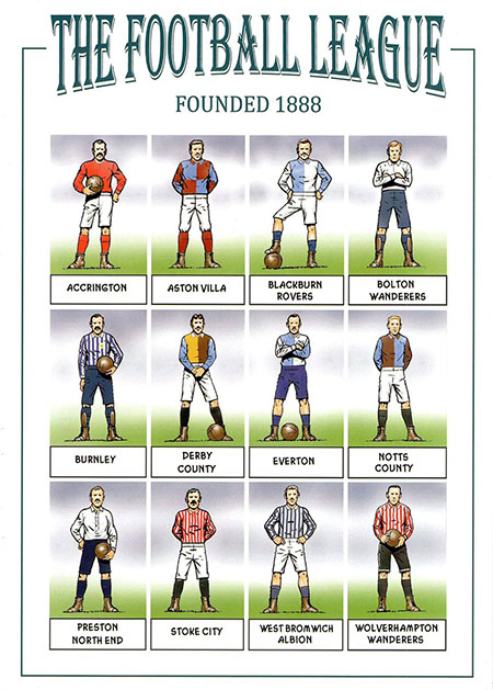 Los 12 clubes fundadores de The Football League - Odio Eterno Al Fútbol Moderno 