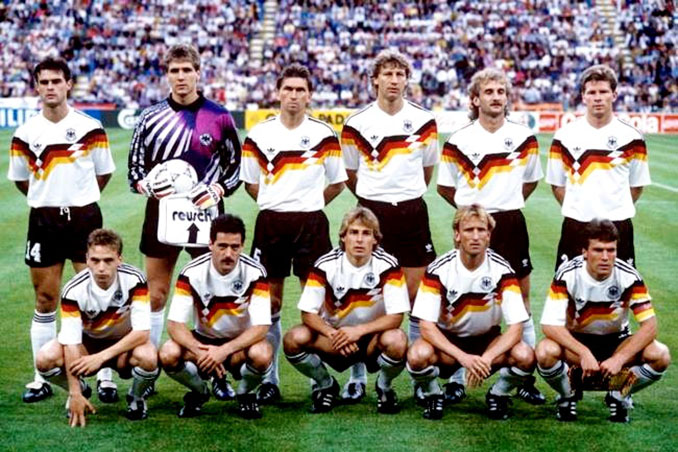 Camiseta de Alemania en el Mundial de 1990 - Odio Eterno Al Fútbol Moderno