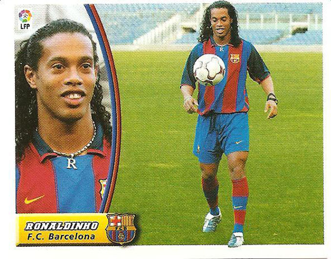 Cromo de Ronaldinho - Odio Eterno Al Fútbol Moderno