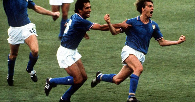 La celebración del gol de Tardelli a Alemania en 1982 es una de las más icónicas en la historia de la Copa del Mundo - Odio Eterno Al Fútbol Moderno