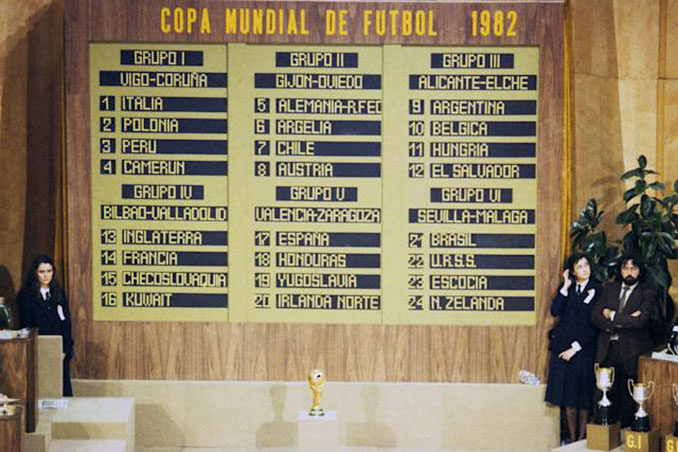 El sorteo del Mundial 1982 fue el más surrealista de la historia - Odio Eterno Al Fútbol Moderno