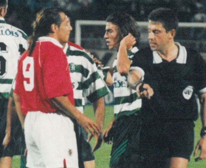 La expulsión de Caniggia provocó la repetición del Benfica vs Sporting de Lisboa en 1995 - Odio Eterno Al Fútbol Moderno 