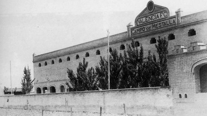 Estadio de Mestalla en sus primeros años - Odio Eterno Al Fútbol Moderno