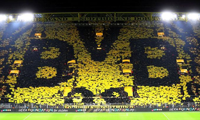 El impactante "Muro Amarillo" del Westfalenstadion - Odio Eterno Al Fútbol Moderno 