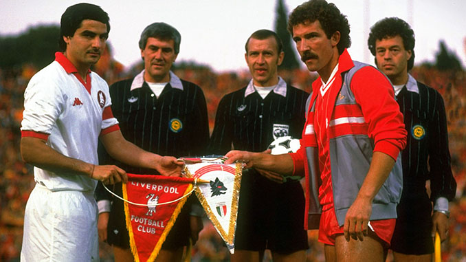 Prolegómenos de la final de la Copa de Europa de 1984 entre Liverpool y Roma - Odio Eterno Al Fútbol Moderno
