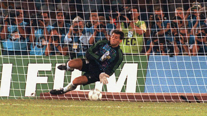 Goycochea fue uno de los héroes de Argentina en Italia '90 - Odio Eterno Al Fútbol Moderno