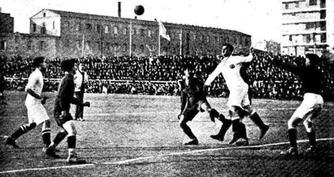 Uno de los tensos Clásicos Real Madrid vs FC Barcelona disputados en 1916 - Odio Eterno Al Fútbol Moderno 