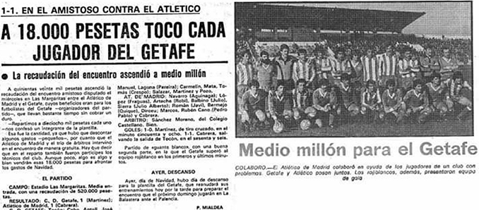 Noticia sobre el Getafe Deportivo en el Diario Marca - Odio Eterno Al Fútbol Moderno 