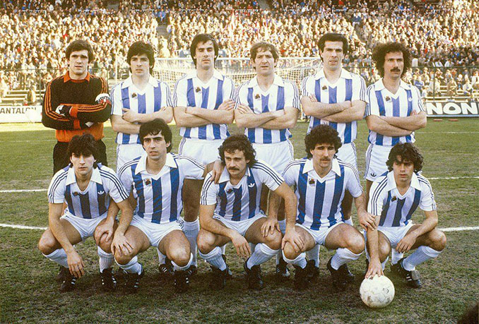 Camiseta de la Real Sociedad en la temporada 1981-1982 - Odio Eterno Al Fútbol Moderno 