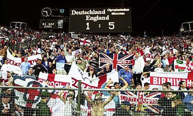 Marcador del Alemania vs Inglaterra de 2001 - Odio Eterno Al Fútbol Moderno 