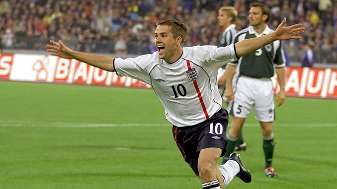 Michael Owen marcó un hat trick en el Alemania vs Inglaterra de 2001 - Odio Eterno Al Fútbol Moderno 
