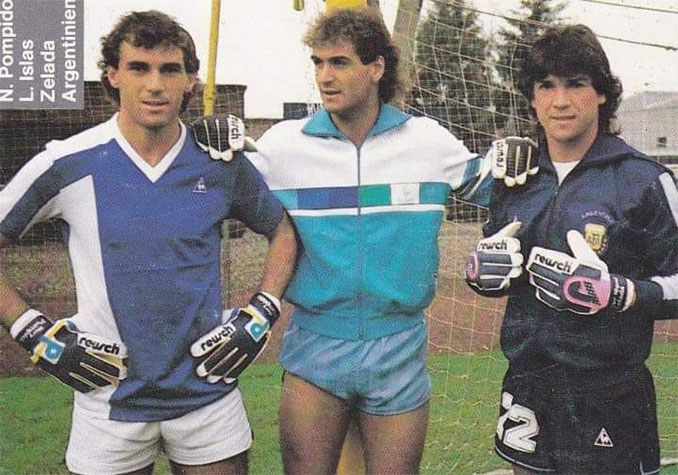 Pumpido, Islas y Zelada durante el Mundial de 1986 - Odio Eterno Al Fútbol Moderno 