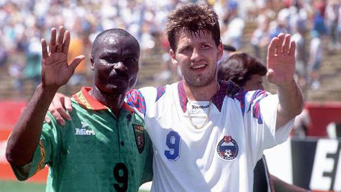 Roger Milla y Oleg Salenko batieron dos récords de la Copa del Mundo en 1994 - Odio Eterno Al Fútbol Moderno