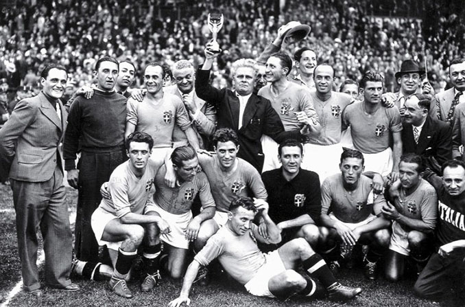 Italia campeona de 1934 con sus "oriundi" - Odio Eterno Al Fútbol Moderno