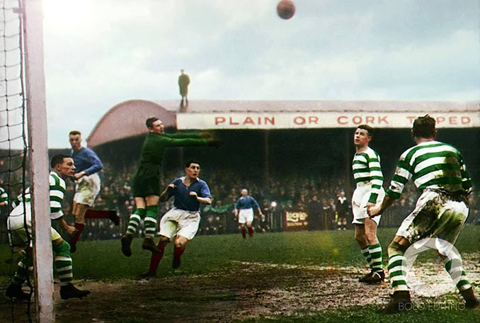 Partido entre Linfield FC y Belfast Celtic FC disputado en 1934 - Odio Eterno Al Fútbol Moderno