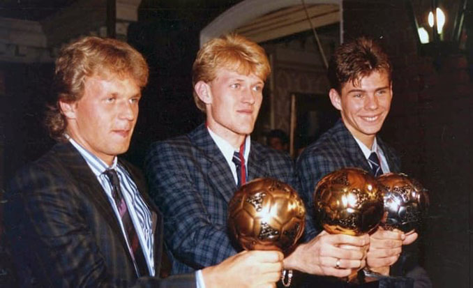 Witeczek (Balón de Plata), Prosinecki (Balón de Oro) y Boban (Balón de Bronce) del Mundial sub-20 de 1987 - Odio Eterno Al Fútbol Moderno