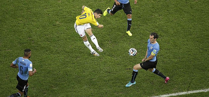 El gol de James a Uruguay fue el mejor del Mundial de 2014 - Odio Eterno Al Fútbol Moderno